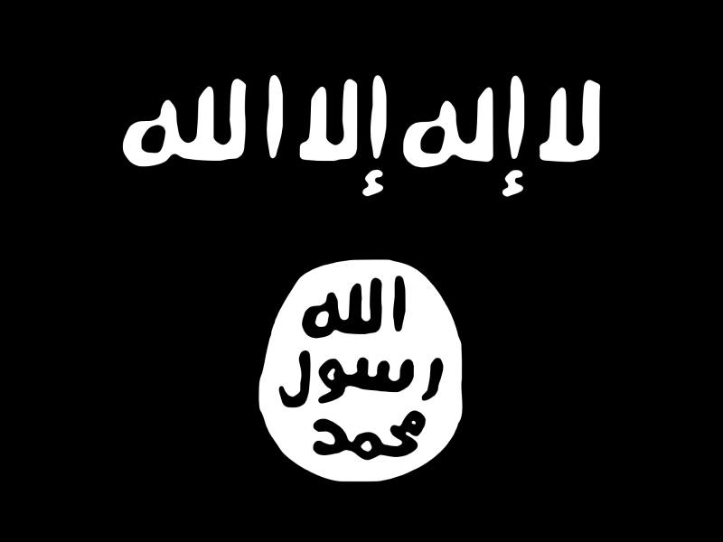כתב אישום חמור. דגל המדינה האסלאמית|צילום:ויקיפידיה